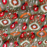 Fabric, green fabric, banarasi fabric, silk fabric, brocade fabric, handloom fabric, indian fabric