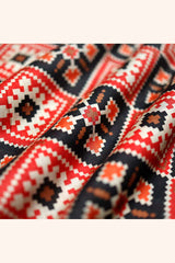 Fabric, Red and Black fabric, banarasi fabric, silk fabric, brocade fabric, handloom fabric, indian fabric