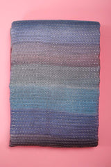 Multicolor Sequinned Organza Silk Fabric - Chinaya Banaras