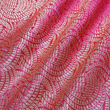 Fabric, pink fabric, banarasi fabric, silk fabric, brocade fabric, handloom fabric, indian fabric, fabric for blouse, fabric for dress