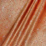 Fabric, coral fabric, banarasi fabric, silk fabric, brocade fabric, handloom fabric, indian fabric, fabric for blouse, fabric for dress