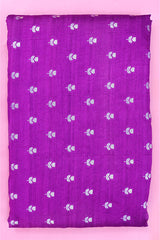 Purple Sonarupa Banarasi Chiniya Silk Fabric