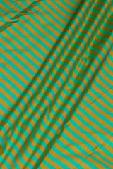 Sea Green Banarasi Satin Silk Fabric with Horizontal Stripes