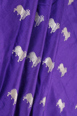 Purple fabric, banarasi fabric, banarasi brocade fabric, banarasi silk fabric, banarasi fabric online