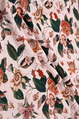 Peach Cotton Fabric, Cotton Fabric, Pure Cotton Fabric, Fabrics, Floral Print, Printed Fabrics
