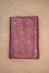 Purple wine fabric with gold patterns on a beige background