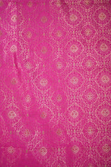 Rani Pink Mango Silk with Intricate Resham & Gold Zari Floral Detailing