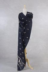 black dupatta, banarasi dupatta, silk dupatta, wedding dupatta, indian dupatta, handloom dupatta, bridal duaptta