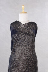 Navy Blue Banarasi Chiffon Party Wear Saree