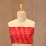 Red Organza Silk Saree with Gota Patti Floral Work