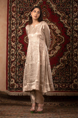 Watergold Ethnic Woven Tissue Silk Kurta Set