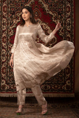 Watergold Ethnic Woven Tissue Silk Kurta Set