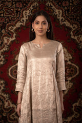 Watergold Ethnic Woven Tissue Silk Kurta Set