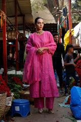 Salwar Suit, suit set, pink suit set, pink shalwar suit, Suit piece, women suit, Silk suit for women, party wear suit, wedding wear suit