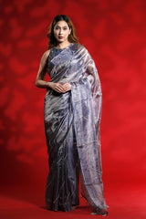 Banarasi Tissue Silk Saree, Lilac saree, Blue Saree, Tissue silk saree, Bollywood sari, wedding saree, party wear saree, Wedding Saree