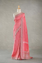 Banarasi Tissue Silk Saree, Red saree, Tissue silk saree, Bollywood sari, wedding saree, party wear saree, Wedding Saree