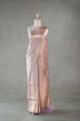 Banarasi Tissue Silk Saree, Pink saree, Tissue silk saree, Bollywood sari, wedding saree, party wear saree, Wedding Saree