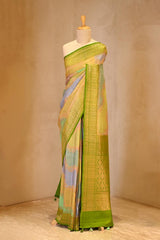 Green saree, Tussar silk saree, khaddi saree, Banarasi saree, party wear saree, Wedding Saree
