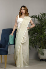 Cotton saree, Banarasi Cotton Saree, green Saree, office wear saree, formal wear saree, daily wear saree