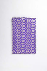 Deep Purple Banarasi Silk Fabric