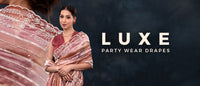 Women in party wear silk saree at Chinaya Banaras