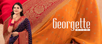 Women in Georgette Silk Saree at Chinaya Banaras