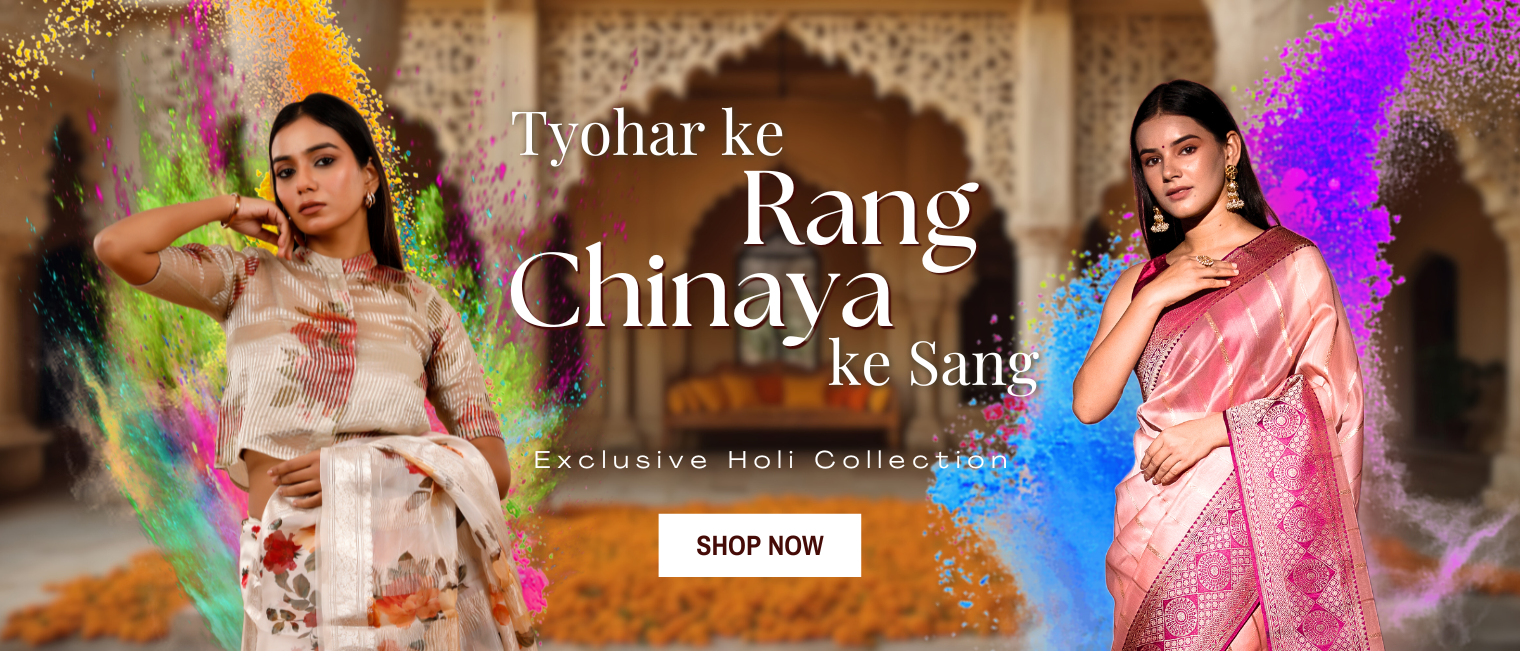 Celebrate Holi in True Indian Fashion with These Beautiful Sarees