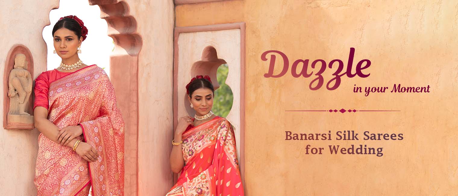 Banarsi Silk Sarees for Wedding by Chinaya Banaras