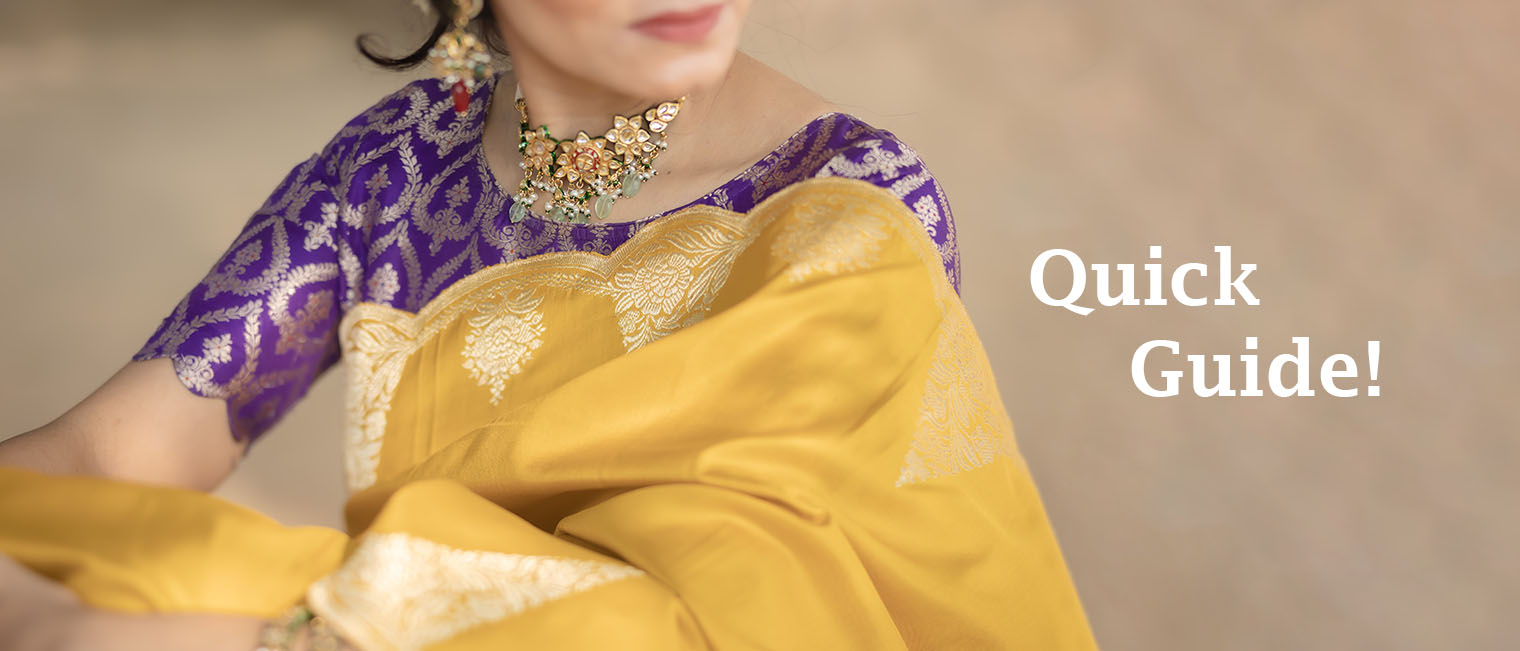 Here Is A Quick Guide That Will Help You Know Everything About The Banarasi Silk Saree - Chinaya Banaras