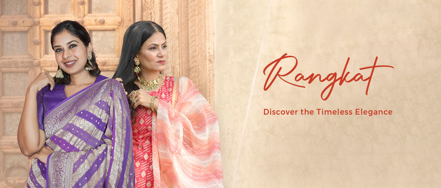 Exclusive Rangkat Sarees at Chinaya Banaras