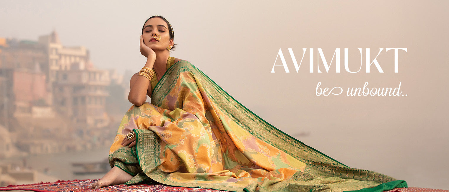 Newly launched designer saree collection Avimukt by Chinaya Banaras