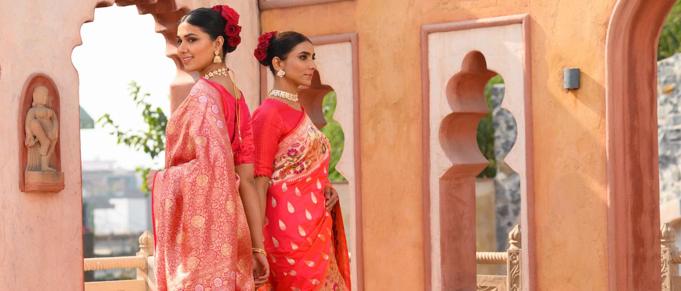 EXPERT TIPS TO IDENTIFY A PURE BANARASI SILK SAREE - Chinaya Banaras
