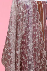 Rose Pink Rangkat Woven Tissue Silk Dress Material - Chinaya Banaras