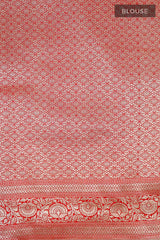 Sindoori Red Handwoven Banarasi Silk Saree