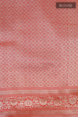 Handwoven Banarasi Katan Silk Saree - Chinaya Banaras