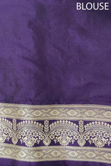 Ethnic Jaal Handwoven Banarasi Katan Silk Saree