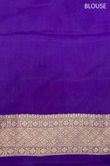 Majestic Purple Rangkat Handloom Banarasi Katan Silk Saree