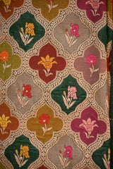 Green Banarasi Silk Saree with Zari Rangkat Jaal Pattern