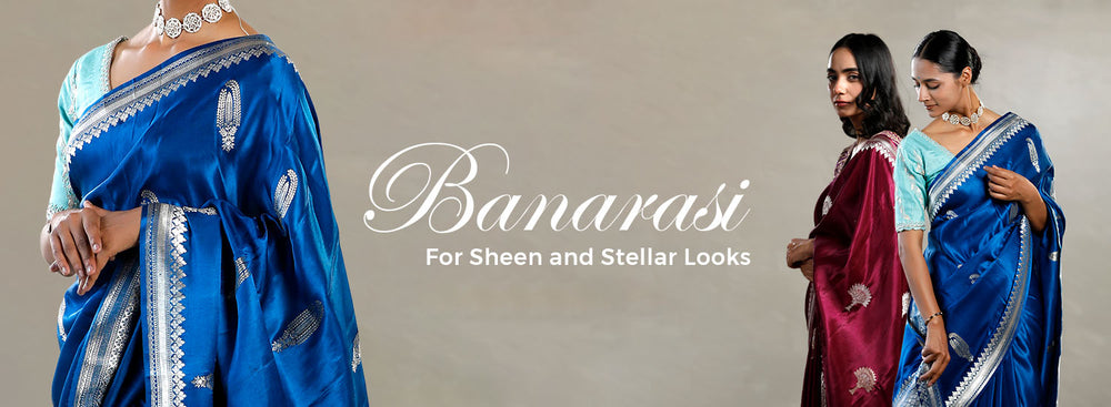 Blue Banarasi Saree, Handloom Banarasi Saree, Red Banarasi Silk Saree, Red Silk Saree