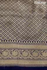 Striped Handwoven Banarasi Silk Saree