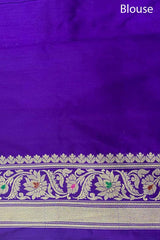 Handwoven Meenadar Banarasi Katan Silk Saree