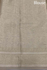 Metalic Striped Cotton Banarasi Saree