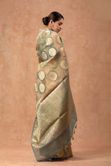 Powder Blue Soft Silk Saree