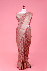 Silk saree, Semi silk saree,Red  Saree, Party wear saree, Wedding Saree