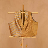 blouse, tissue silk  blouse, gold tissueblouse design, bridal blouse, designer blouse, silk blouse, wedding blouse, latest blouse, handloom blouse,