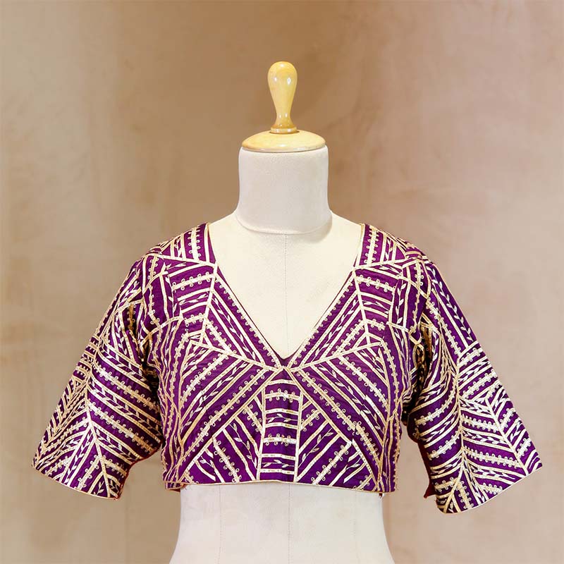 blouse, purple blouse, blouse design, bridal blouse, designer blouse, silk blouse, wedding blouse, latest blouse, brocade blouse, handloom blouse,