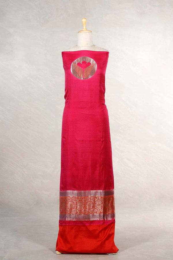 Pink suit set, magenta suit set, salwar suits for wedding​, dress material, wedding suit, women suit set, women suit piece
