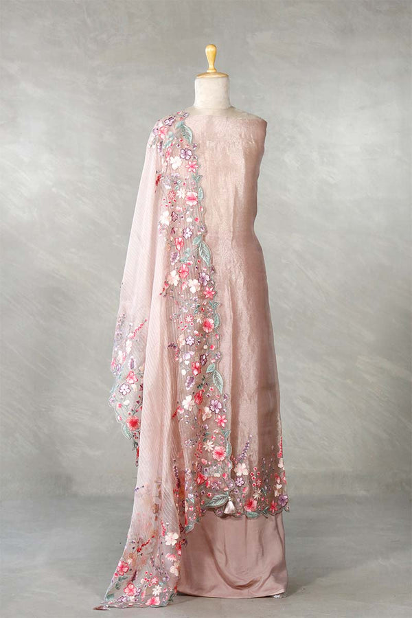 mauve suit set, tissue suit set, salwar suits for wedding​, dress material, wedding suit, women suit set, women suit piece