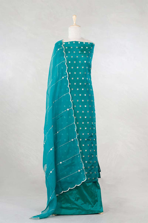 rama green suit set, green suit set, salwar suits for wedding​, dress material, wedding suit, women suit set, women suit piece