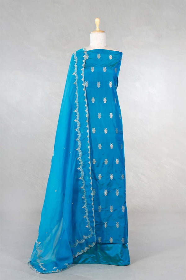 blue suit set, Sky blue suit set, salwar suits for wedding​, dress material, wedding suit, women suit set, women suit piece